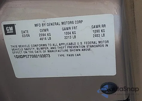 2006 Cadillac Cts Standard z USA, uszkodzony, nr VIN 1G6DP577060193873